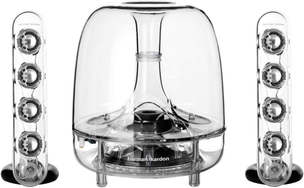 Harman Kardon Soundsticks III 2.1 Channel Multimedia Speaker System with Subwoofer with Free Bluetooth Adaptor