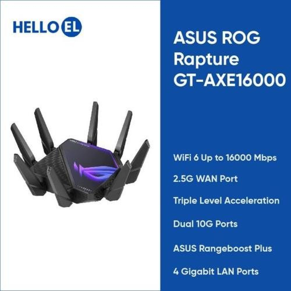 
                                                            ASUS ROG Rapture GT-AXE16000