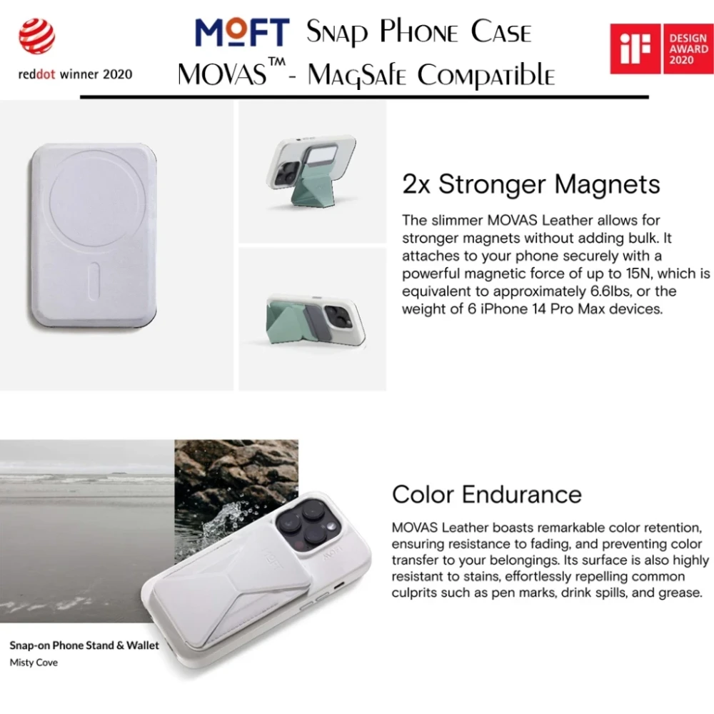 MOFT Snap-on Phone Stand & Wallet