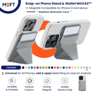 
                                                            MOFT Snap-on Phone Stand & Wallet